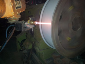 HVOF coating on Capstan wheel